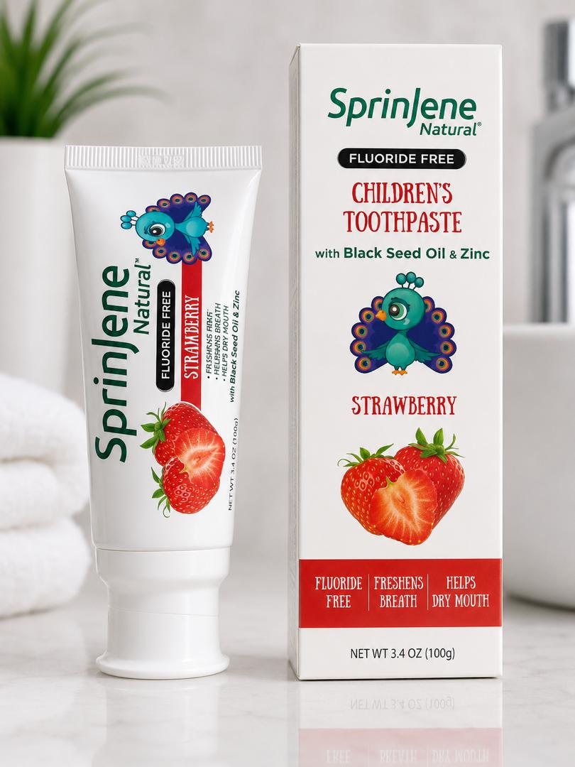 SprinJene Natural  toothpaste . Choose Your Formula.