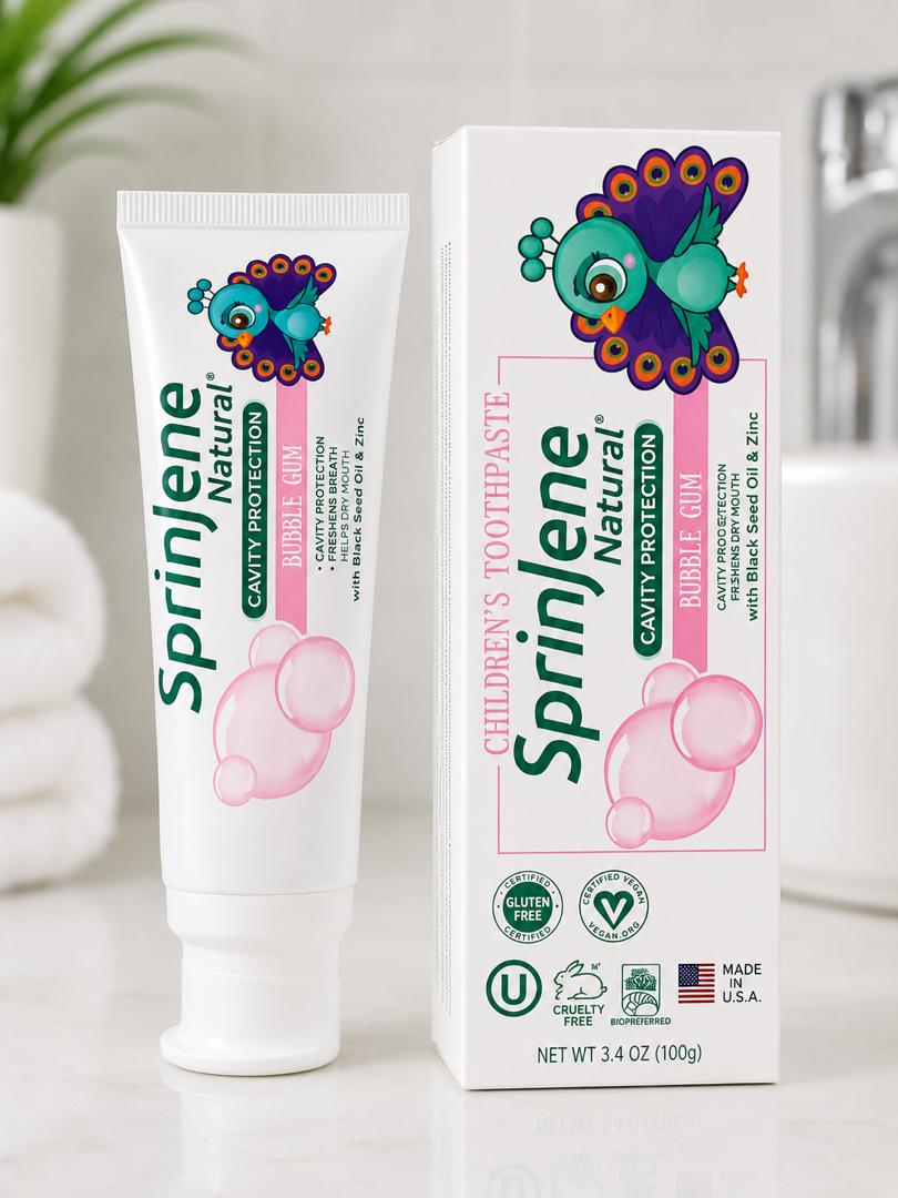 SprinJene Natural  toothpaste . Choose Your Formula.