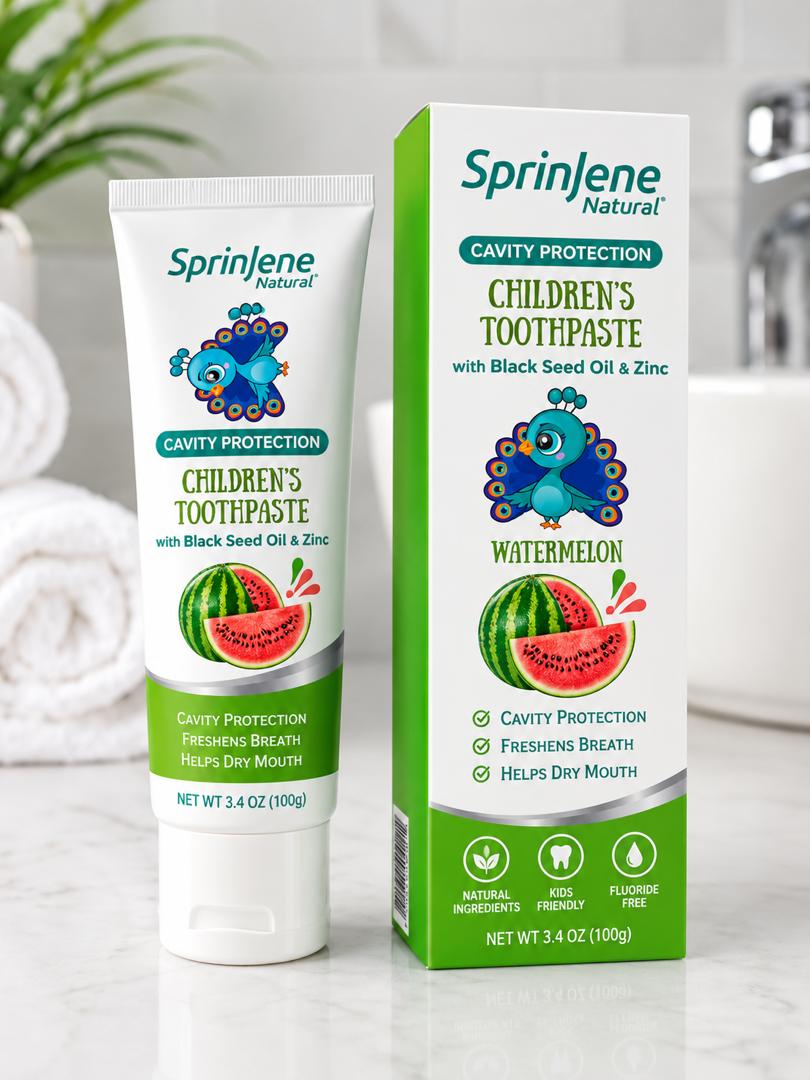 SprinJene Natural  toothpaste . Choose Your Formula.